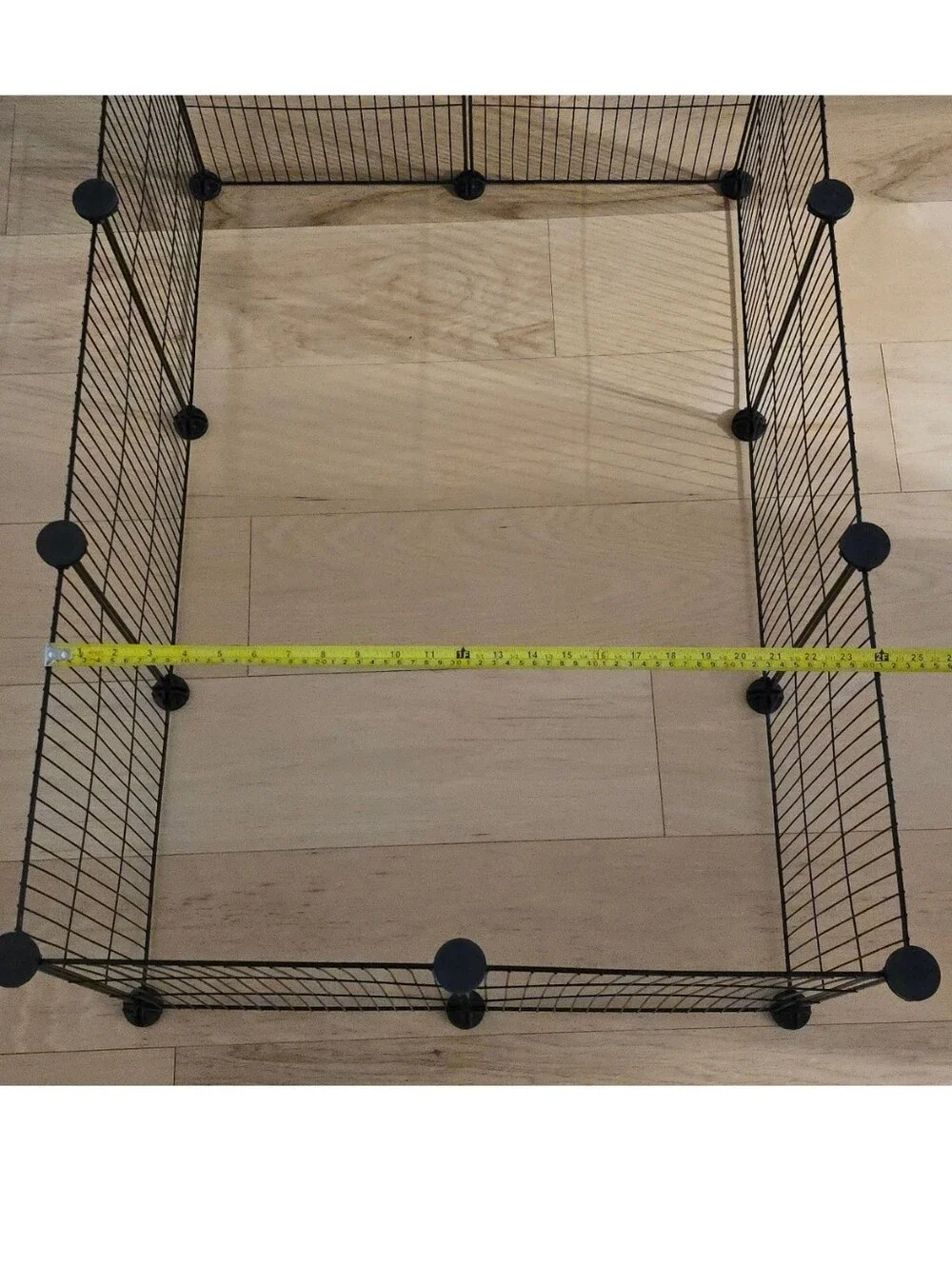 Pet Playpen Metal Wire Yard Fence 10 Panels 20 Connectors Guinea Pig Kitten